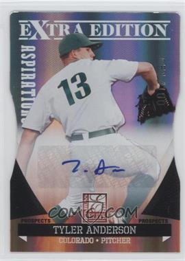 2011 Donruss Elite Extra Edition - Prospects - Aspirations Die-Cut Signatures #8 - Tyler Anderson /100