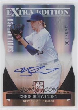 2011 Donruss Elite Extra Edition - Prospects - Aspirations Die-Cut Signatures #91 - Chris Schwinden /100