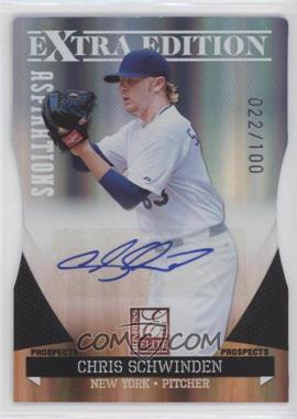 2011 Donruss Elite Extra Edition - Prospects - Aspirations Die-Cut Signatures #91 - Chris Schwinden /100