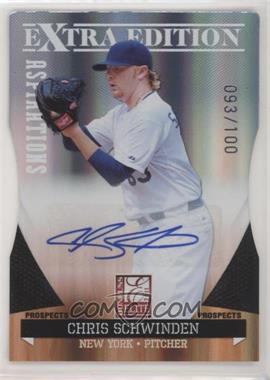 2011 Donruss Elite Extra Edition - Prospects - Aspirations Die-Cut Signatures #91 - Chris Schwinden /100