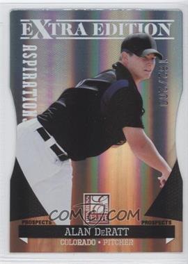 2011 Donruss Elite Extra Edition - Prospects - Aspirations Die-Cut #166 - Alan DeRatt /200