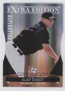 2011 Donruss Elite Extra Edition - Prospects - Aspirations Die-Cut #166 - Alan DeRatt /200