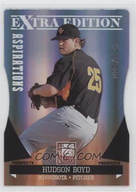 2011 Donruss Elite Extra Edition - Prospects - Aspirations Die-Cut #57 - Hudson Boyd /200