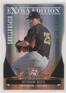 2011 Donruss Elite Extra Edition - Prospects - Aspirations Die-Cut #57 - Hudson Boyd /200