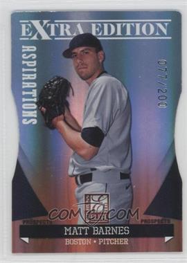 2011 Donruss Elite Extra Edition - Prospects - Aspirations Die-Cut #P-48 - Matt Barnes /200