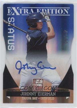 2011 Donruss Elite Extra Edition - Prospects - Blue Die-Cut Status Signatures #42 - Johnny Eierman /50