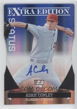 2011 Donruss Elite Extra Edition - Prospects - Blue Die-Cut Status Signatures #73 - Adam Conley /50