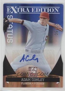 2011 Donruss Elite Extra Edition - Prospects - Blue Die-Cut Status Signatures #73 - Adam Conley /50