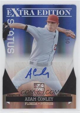 2011 Donruss Elite Extra Edition - Prospects - Blue Die-Cut Status Signatures #73 - Adam Conley /50