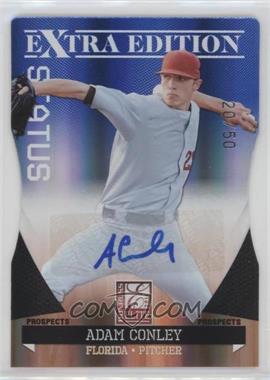 2011 Donruss Elite Extra Edition - Prospects - Blue Die-Cut Status Signatures #73 - Adam Conley /50