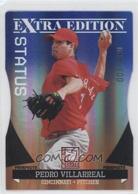 2011 Donruss Elite Extra Edition - Prospects - Blue Status Die-Cut #176 - Pedro Villarreal /100