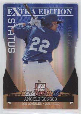 2011 Donruss Elite Extra Edition - Prospects - Blue Status Die-Cut #25 - Angelo Songco /100