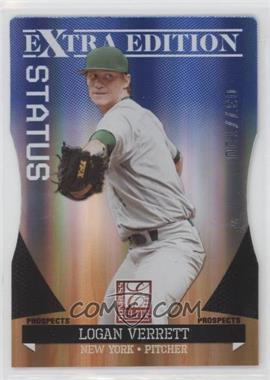 2011 Donruss Elite Extra Edition - Prospects - Blue Status Die-Cut #43 - Logan Verrett /100