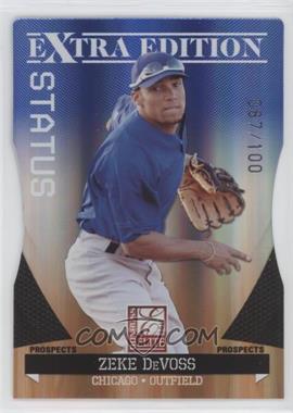 2011 Donruss Elite Extra Edition - Prospects - Blue Status Die-Cut #54 - Zeke DeVoss /100