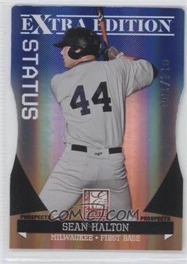 2011 Donruss Elite Extra Edition - Prospects - Blue Status Die-Cut #66 - Sean Halton /100