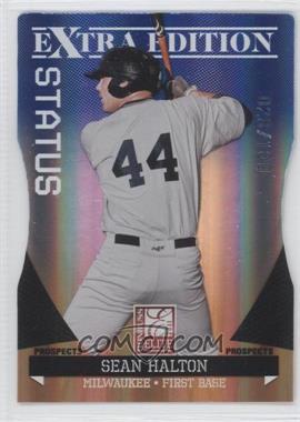 2011 Donruss Elite Extra Edition - Prospects - Blue Status Die-Cut #66 - Sean Halton /100