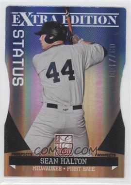 2011 Donruss Elite Extra Edition - Prospects - Blue Status Die-Cut #66 - Sean Halton /100