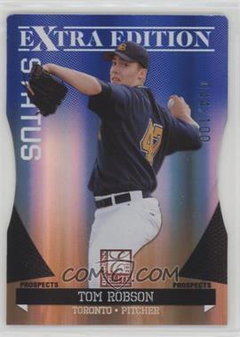 2011 Donruss Elite Extra Edition - Prospects - Blue Status Die-Cut #71 - Tom Robson /100