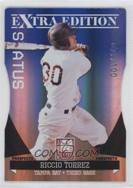 2011 Donruss Elite Extra Edition - Prospects - Blue Status Die-Cut #72 - Riccio Torrez /100