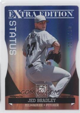 2011 Donruss Elite Extra Edition - Prospects - Blue Status Die-Cut #P-25 - Jed Bradley /100