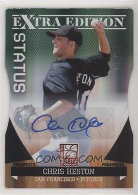 2011 Donruss Elite Extra Edition - Prospects - Emerald Status Die-Cut Signatures #155 - Chris Heston /25