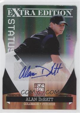 2011 Donruss Elite Extra Edition - Prospects - Emerald Status Die-Cut Signatures #166 - Alan DeRatt /25