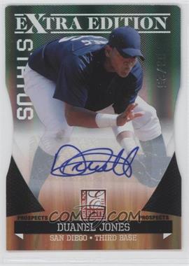 2011 Donruss Elite Extra Edition - Prospects - Emerald Status Die-Cut Signatures #189 - Duanel Jones /25