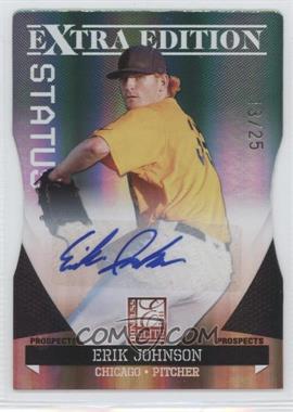 2011 Donruss Elite Extra Edition - Prospects - Emerald Status Die-Cut Signatures #19 - Erik Johnson /25