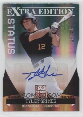 2011 Donruss Elite Extra Edition - Prospects - Emerald Status Die-Cut Signatures #47 - Tyler Grimes /25