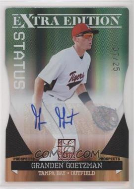 2011 Donruss Elite Extra Edition - Prospects - Emerald Status Die-Cut Signatures #58 - Granden Goetzman /25