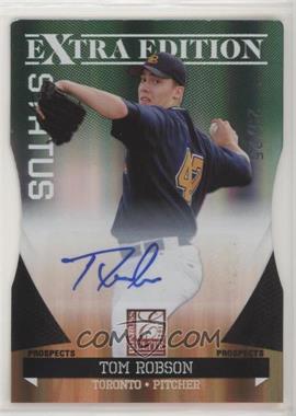 2011 Donruss Elite Extra Edition - Prospects - Emerald Status Die-Cut Signatures #71 - Tom Robson /25