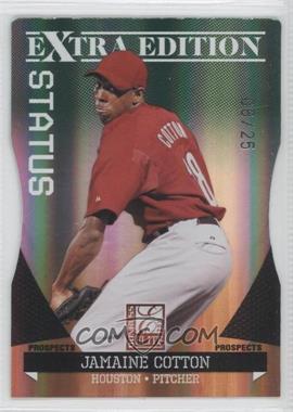 2011 Donruss Elite Extra Edition - Prospects - Emerald Status Die-Cut #175 - Jamaine Cotton /25