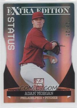 2011 Donruss Elite Extra Edition - Prospects - Emerald Status Die-Cut #21 - Adam Morgan /25