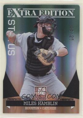 2011 Donruss Elite Extra Edition - Prospects - Emerald Status Die-Cut #69 - Miles Hamblin /25