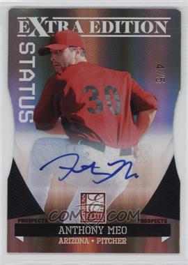 2011 Donruss Elite Extra Edition - Prospects - Gold Status Die-Cut Signatures #151 - Anthony Meo /5