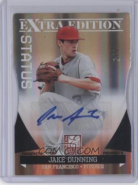 2011 Donruss Elite Extra Edition - Prospects - Gold Status Die-Cut Signatures #187 - Jake Dunning /5