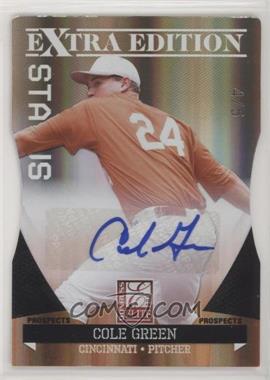 2011 Donruss Elite Extra Edition - Prospects - Gold Status Die-Cut Signatures #92 - Cole Green /5