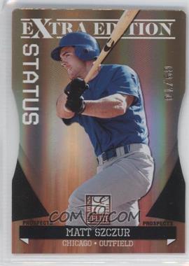 2011 Donruss Elite Extra Edition - Prospects - Gold Status Die-Cut #P-21 - Matt Szczur /10