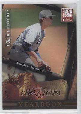 2011 Donruss Elite Extra Edition - Yearbook #17 - Matt Skole