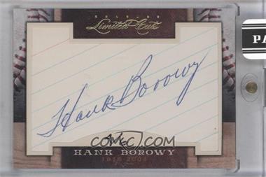 2011 Donruss Limited Cuts Cut Signatures - [Base] #157.1 - Hank Borowy (#d to 6) /6 [Cut Signature]