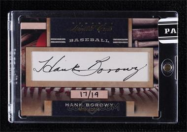 2011 Donruss Limited Cuts Cut Signatures - [Base] #157.3 - Hank Borowy (#d to 19) /19 [Uncirculated]