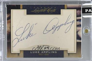 2011 Donruss Limited Cuts Cut Signatures - [Base] #230.1 - Luke Appling (#d to 49) /49 [Uncirculated]
