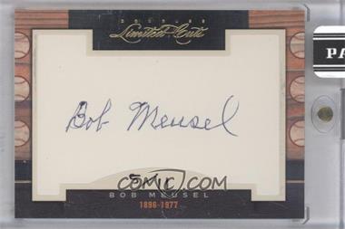 2011 Donruss Limited Cuts Cut Signatures - [Base] #35 - Bob Meusel /11