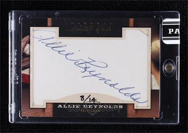 2011 Donruss Limited Cuts Cut Signatures - [Base] #6.2 - Allie Reynolds (#d to 14) /14 [Uncirculated]