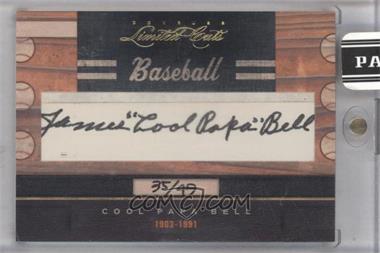 2011 Donruss Limited Cuts Cut Signatures - [Base] #68 - Cool Papa Bell /49 [Uncirculated]