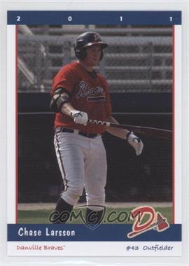 2011 Grandstand Danville Braves - [Base] #43 - Chase Larsson