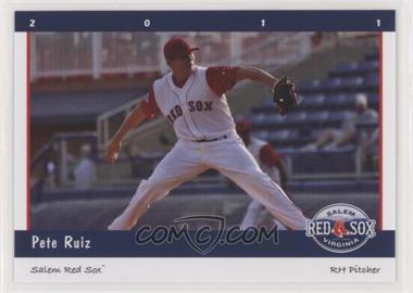 2011 Grandstand Salem Red Sox - [Base] #_PERU - Pete Ruiz