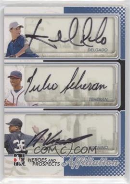 2011 In the Game Heroes and Prospects - Affiliation - Silver #AF-03 - Randall Delgado, Julio Teheran, Arodys Vizcaino /19 [EX to NM]