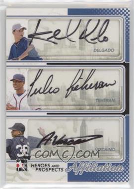 2011 In the Game Heroes and Prospects - Affiliation - Silver #AF-03 - Randall Delgado, Julio Teheran, Arodys Vizcaino /19