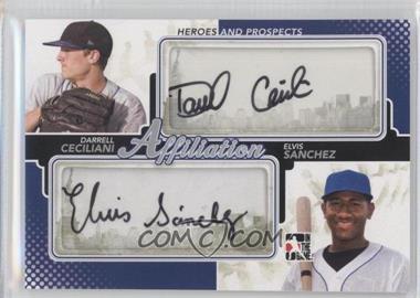 2011 In the Game Heroes and Prospects - Affiliation - Silver #AF-30 - Elvis Sanchez, Darrell Ceciliani /19